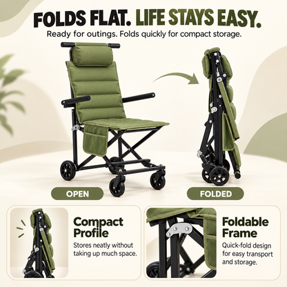 WillowEase™ Folding Transport Chair