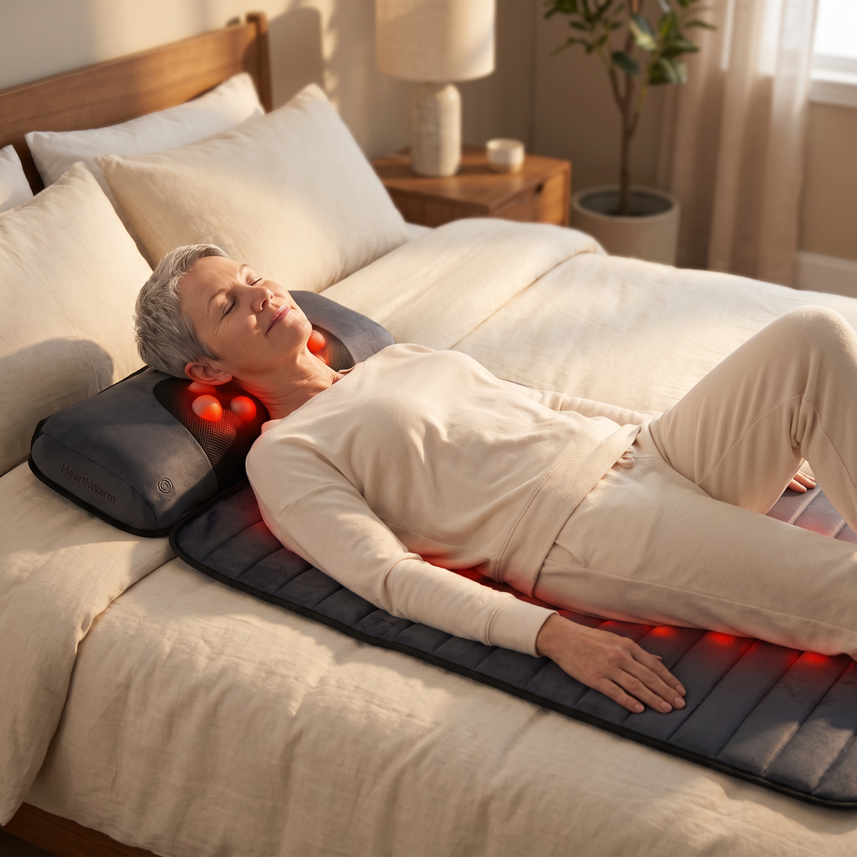 HearthCalm™ Full-Body Heated Massage Mat